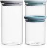 Brabantia Voorraadbus Set van 3 0.3/0.6/1.1 L online kopen