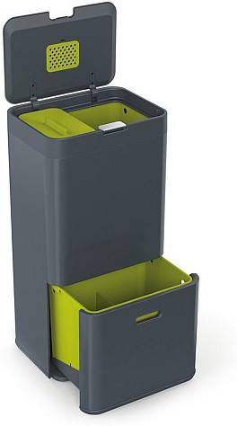 Bruin Verandert in hoorbaar Joseph Intelligent Waste Totem Afvalemmer 60 Liter (36+24 L) -  Receptenvandaag.nl webshop