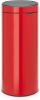 Brabantia Touch Bin Afvalemmer 30 Liter Met Kunststof Binnenemmer Passion Red online kopen