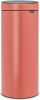Brabantia Touch Bin Afvalemmer 30 Liter Met Kunststof Binnenemmer Terracotta Pink online kopen
