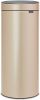 Brabantia Touch Bin Afvalemmer 30 Liter Met Kunststof Binnenemmer Metallic Gold online kopen