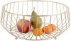 Present Time Koken & Tafelen Fruit Basket Linea Kink Large Goudkleurig online kopen